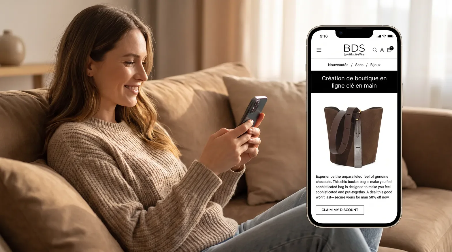 Création boutique en ligne de vêtements en Guadeloupe — site e-commerce mode, catalogue textiles, tailles variables, livraison Antilles