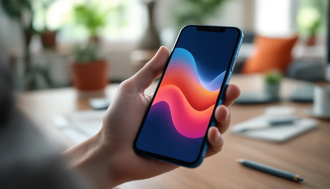 Application mobile Android et iOS Antilles-Guyane : interface de l'application affichée à l'écran