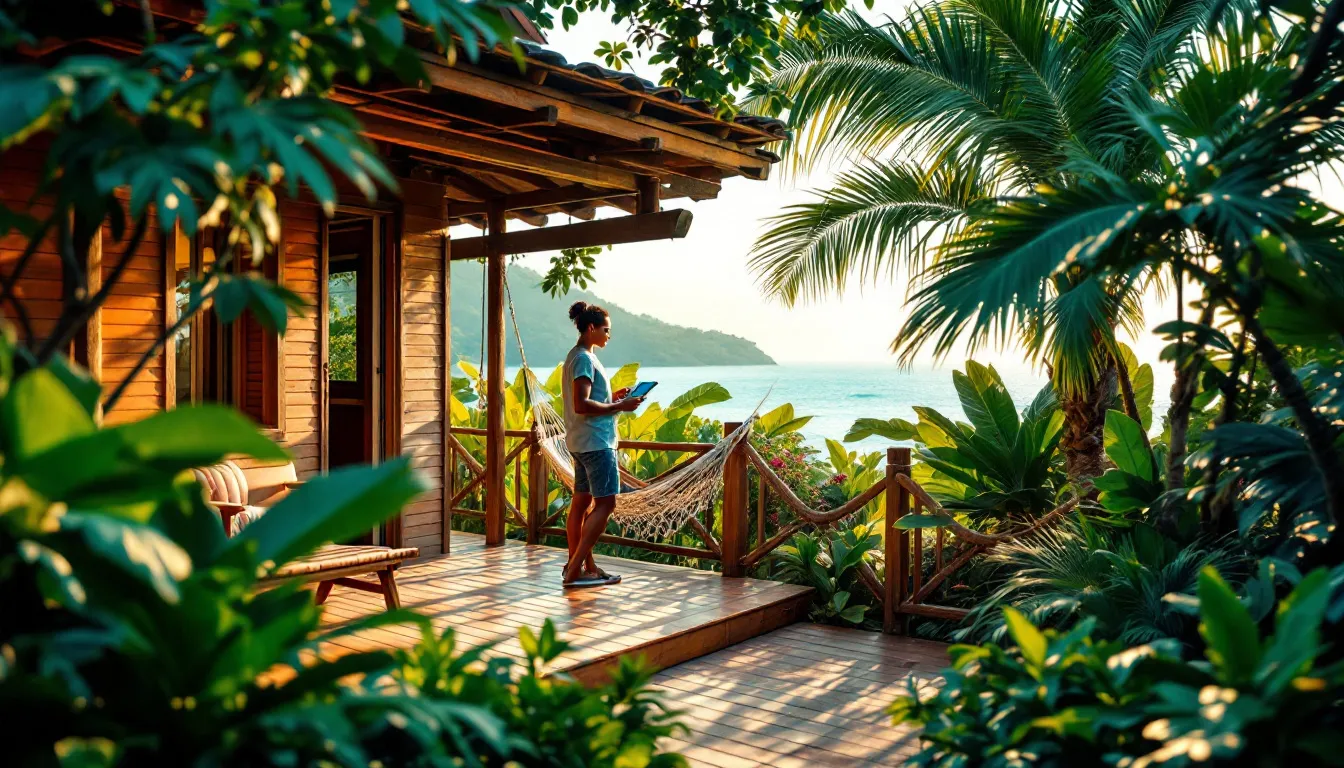 Site internet gîte Guadeloupe : canal direct