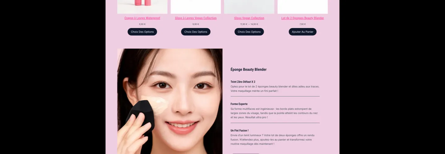Projet Black Pinki - Boutique e-commerce