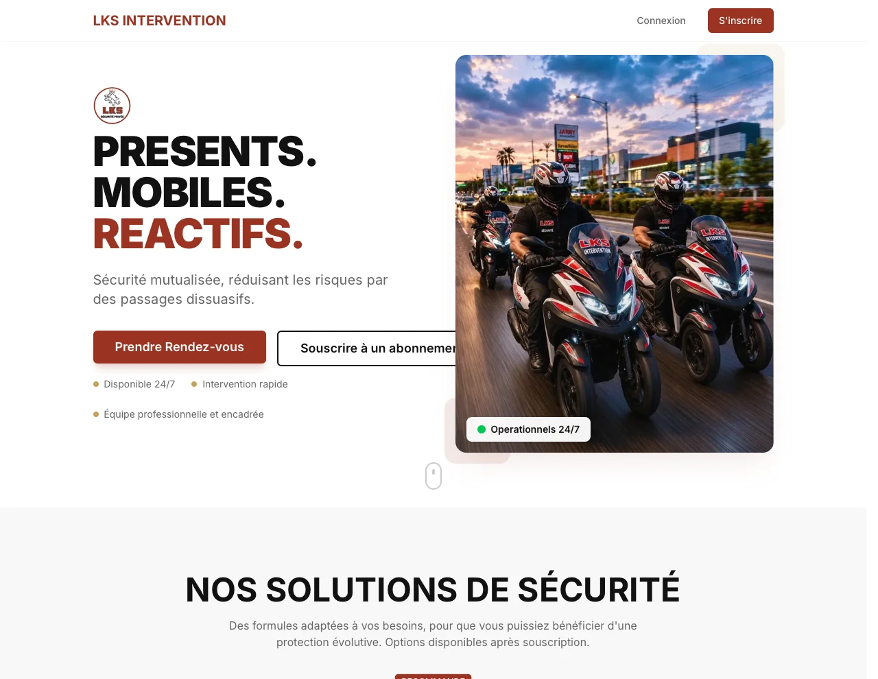 Projet LKS Intervention - Application web métier